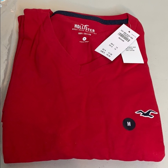 Hollister Must Have V-Neck T-Shirt - NWT - Picture 2 of 6
